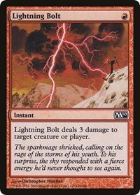 Lightning Bolt (M10) (Oversized) [Oversize Cards] - Card Brawlers