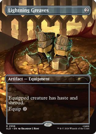 Lightning Greaves (2558) (SLD-2558) - Secret Lair Drop Series - Card Brawlers