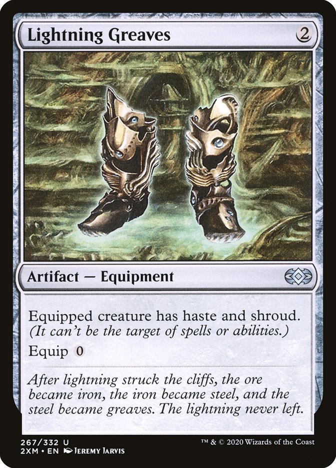 Lightning Greaves [Double Masters] - Card Brawlers
