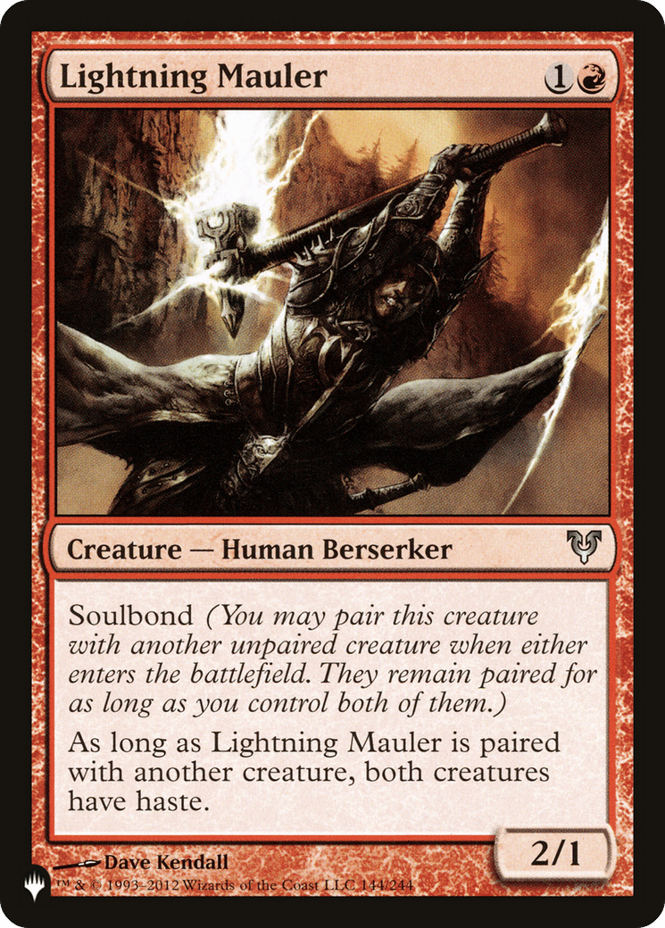 Lightning Mauler [The List] - Card Brawlers