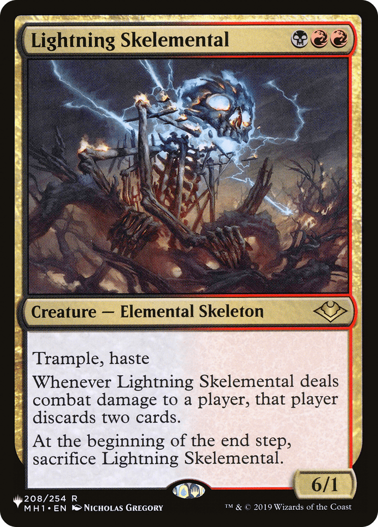 Lightning Skelemental [The List] - Card Brawlers