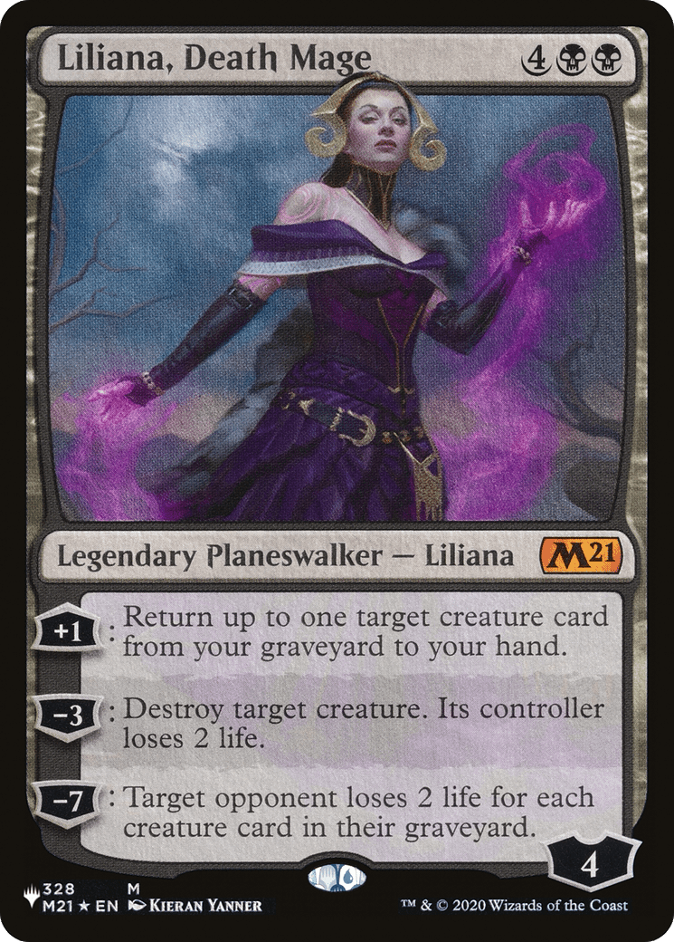 Liliana, Death Mage [The List] - Card Brawlers