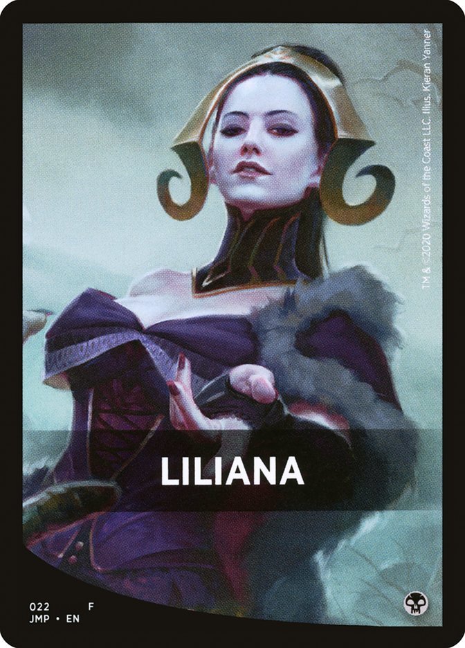 Liliana Theme Card [Jumpstart Front Cards] - Card Brawlers