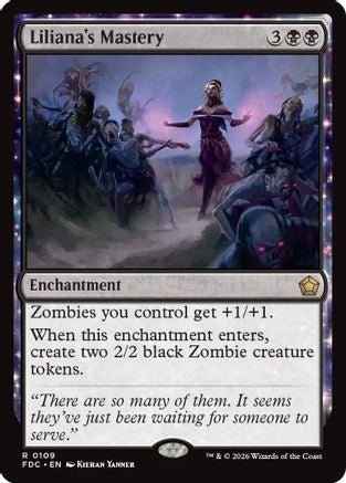Liliana's Mastery (FDC-109) - Commander: Foundations - Card Brawlers