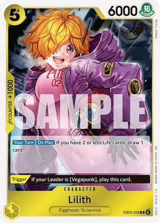 Lilith (EB03-058) - Extra Booster: One Piece Heroines Edition Foil - Card Brawlers
