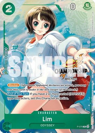 Lim (CS 25-26 Event Pack Finalist Ver.) (P-079) - One Piece Promotion Cards Foil - Card Brawlers