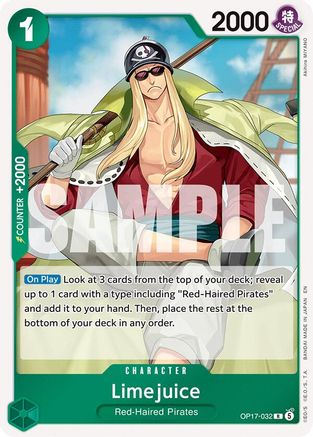 Limejuice (OP17-032) - The World's Strongest Warriors Foil - Card Brawlers