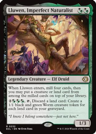 Lluwen, Imperfect Naturalist (PPECL-232) - Promo Pack: Lorwyn Eclipsed - Card Brawlers