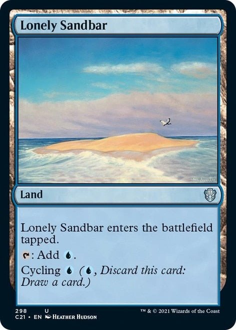 Lonely Sandbar [Commander 2021] - Card Brawlers