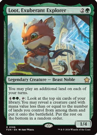 Loot, Exuberant Explorer (PPECL-106) - Promo Pack: Lorwyn Eclipsed - Card Brawlers