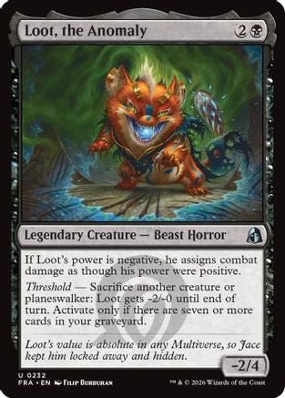 Loot, the Anomaly (FRA-232) - Reality Fracture Foil - Card Brawlers