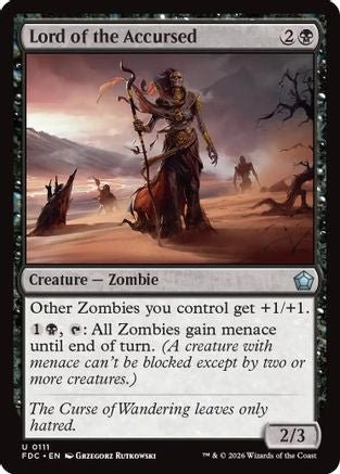 Lord of the Accursed (FDC-111) - Commander: Foundations - Card Brawlers