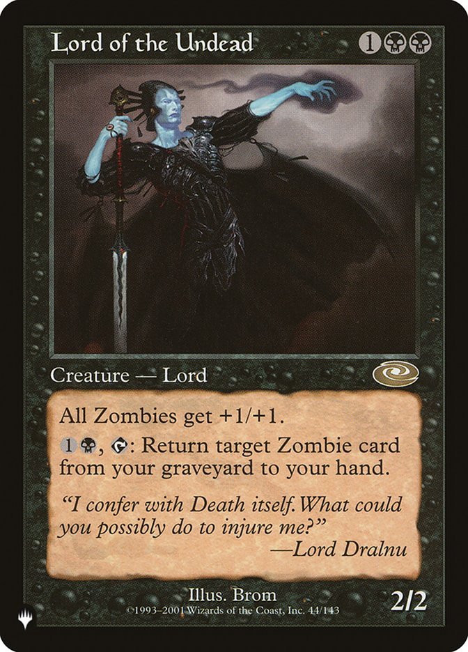 Lord of the Undead [The List] - Card Brawlers