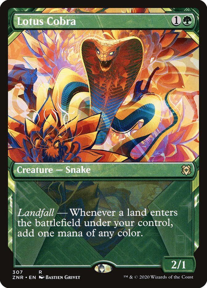 Lotus Cobra (Showcase) [Zendikar Rising] - Card Brawlers
