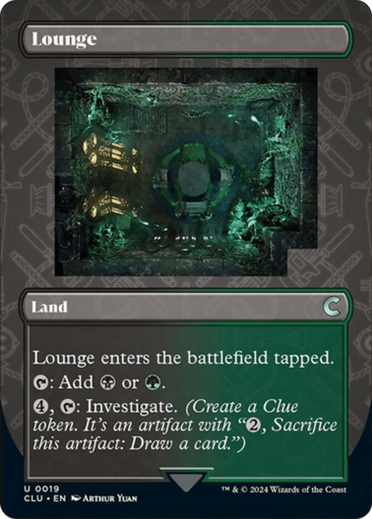 Lounge (Borderless) [Ravnica: Clue Edition] - Card Brawlers
