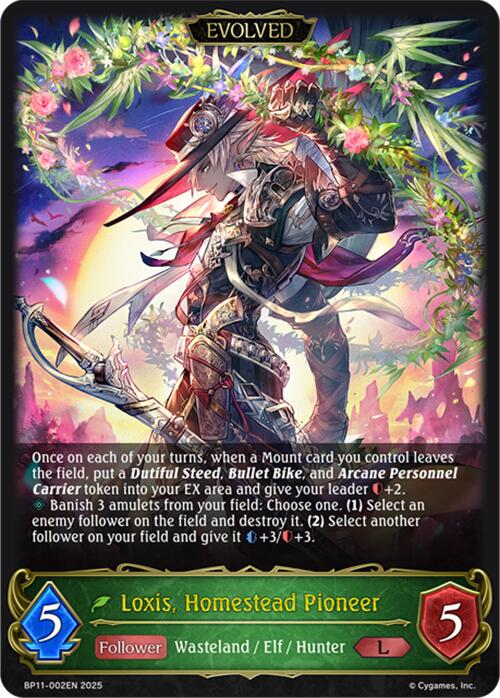 Loxis, Homestead Pioneer (Evolved) (BP11 - 002EN) [Bullet of Fate] - Card Brawlers