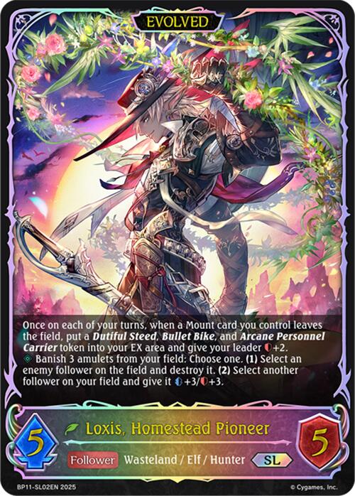 Loxis, Homestead Pioneer (Evolved) (BP11 - SL02EN) [Bullet of Fate] - Card Brawlers