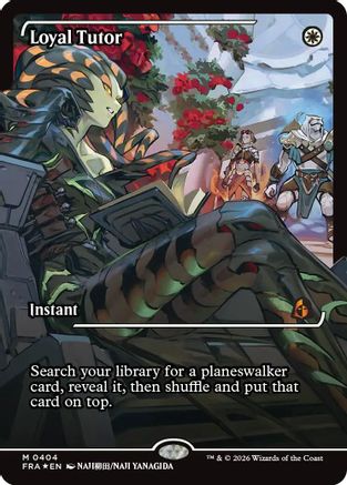 Loyal Tutor (Showcase) (FRA-404) - Reality Fracture Foil - Card Brawlers