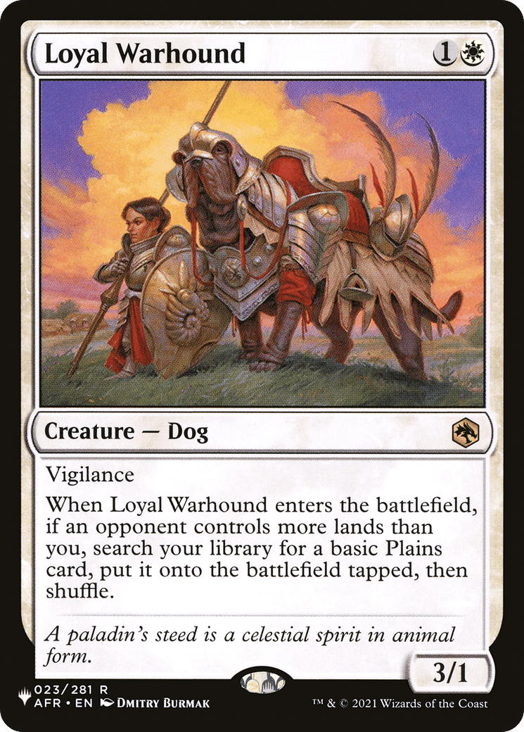 Loyal Warhound [The List] - Card Brawlers
