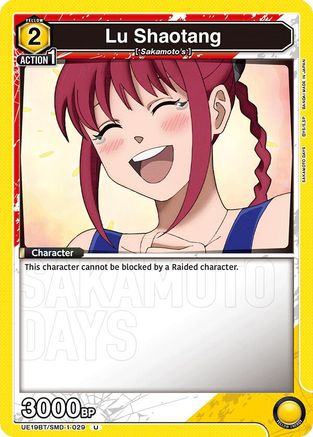 Lu Shaotang (029) (UE19BT/SMD-1-029) - UE19BT SAKAMOTO DAYS - Card Brawlers