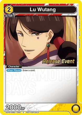 Lu Wutang (009) (Release Event) (UE19BT/SMD-1-009) - UE19BT SAKAMOTO DAYS Release Event Cards - Card Brawlers