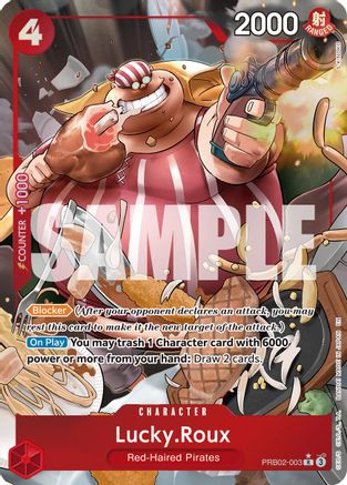 Lucky.Roux (Alternate Art) (PRB02-003) - Premium Booster -The Best- Vol. 2 Foil - Card Brawlers