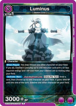 Luminus (047) (UE20BT/TSK-2-047) - UE20BT That Time I Got Reincarnated as a Slime Foil - Card Brawlers