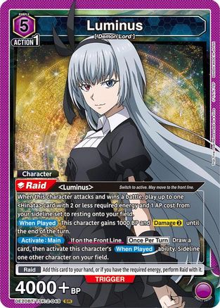 Luminus (048) (UE20BT/TSK-2-048) - UE20BT That Time I Got Reincarnated as a Slime Foil - Card Brawlers