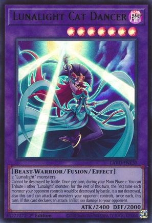 Lunalight Cat Dancer (LAVD-ENL30) - Legendary Arc-V Decks 1st Edition - Card Brawlers