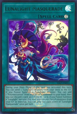 Lunalight Masquerade (Emblazoned) (26LP-EN013) - Limited Pack World Championship 2026 1st Edition - Card Brawlers