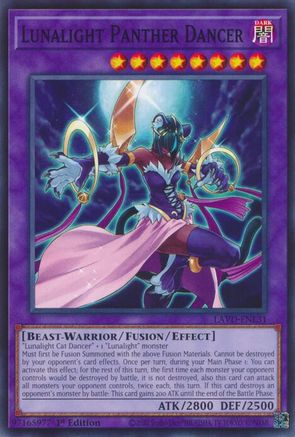 Lunalight Panther Dancer (LAVD-ENL31) - Legendary Arc-V Decks 1st Edition - Card Brawlers
