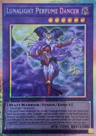 Lunalight Perfume Dancer (Starlight Rare) (LAVD-ENL35) - Legendary Arc-V Decks 1st Edition - Card Brawlers