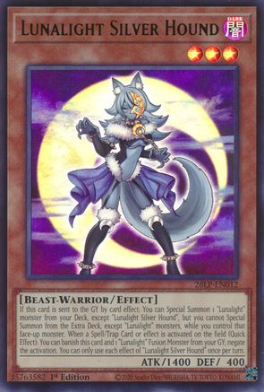 Lunalight Silver Hound (26LP-EN012) - Limited Pack World Championship 2026 1st Edition - Card Brawlers