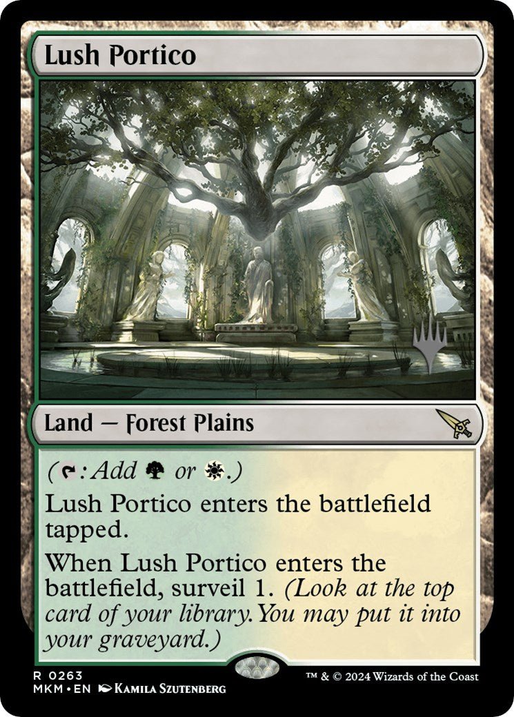 Lush Portico (Promo Pack) [Murders at Karlov Manor Promos] - Card Brawlers