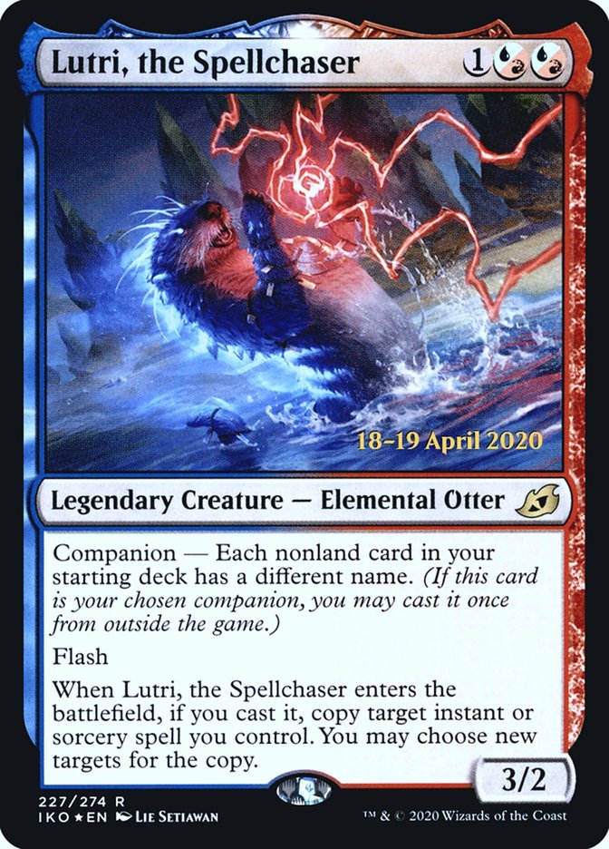 Lutri, the Spellchaser [Ikoria: Lair of Behemoths Prerelease Promos] - Card Brawlers