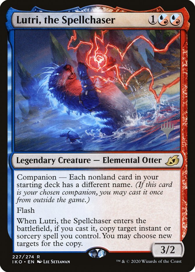 Lutri, the Spellchaser (Promo Pack) [Ikoria: Lair of Behemoths Promos] - Card Brawlers