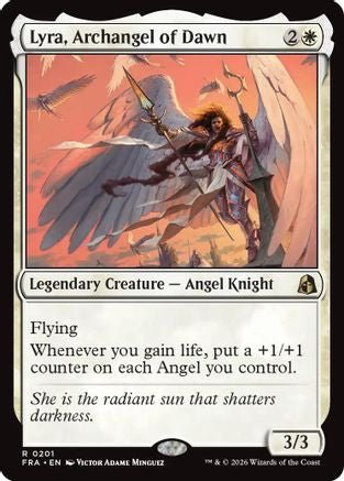 Lyra, Archangel of Dawn (FRA-201) - Reality Fracture - Card Brawlers