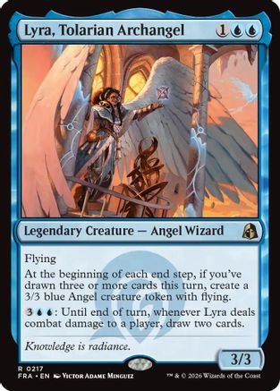 Lyra, Tolarian Archangel (FRA-217) - Reality Fracture Foil - Card Brawlers