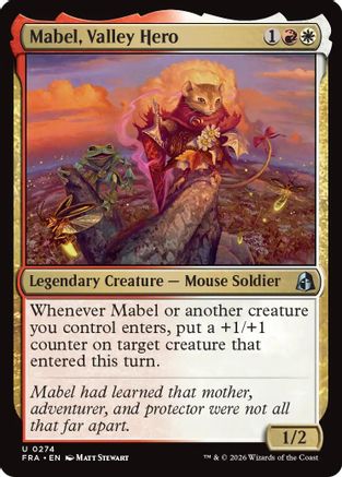 Mabel, Valley Hero (FRA-274) - Reality Fracture Foil - Card Brawlers