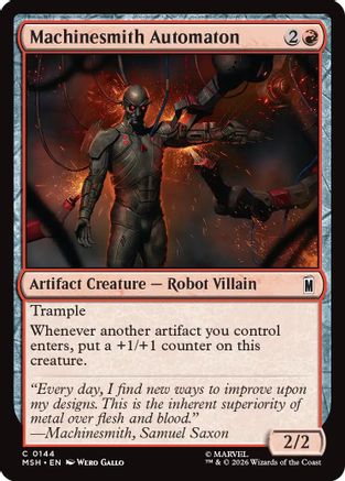 Machinesmith Automaton (MSH-144) - Marvel Super Heroes Foil - Card Brawlers