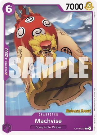 Machvise (OP14-073) - The Azure Sea's Seven Release Event Cards - Card Brawlers