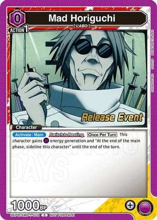 Mad Horiguchi (Release Event) (UE19BT/SMD-1-072) - UE19BT SAKAMOTO DAYS Release Event Cards - Card Brawlers