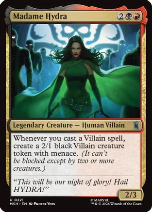 Madame Hydra (MSH-221) - Marvel Super Heroes Foil - Card Brawlers