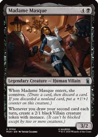 Madame Masque (MSH-104) - Marvel Super Heroes - Card Brawlers