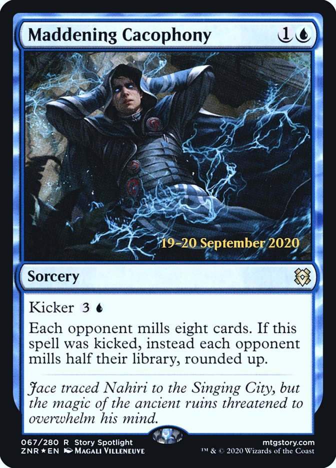Maddening Cacophony [Zendikar Rising Prerelease Promos] - Card Brawlers