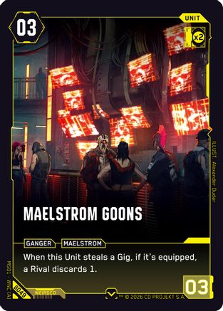 Maelstrom Goons (B049) - Welcome to Night City Beta - Card Brawlers