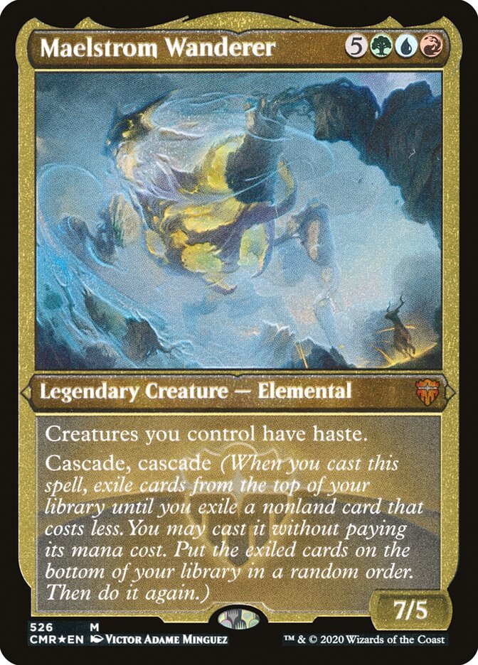 Maelstrom Wanderer (Etched) [Commander Legends] - Card Brawlers