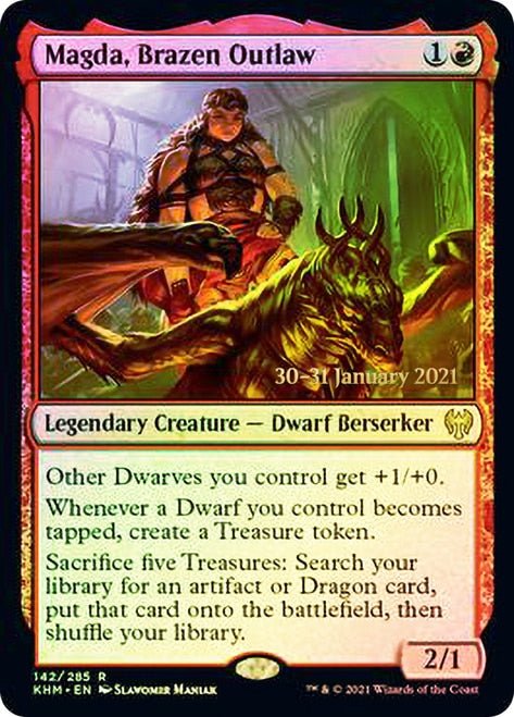 Magda, Brazen Outlaw [Kaldheim Prerelease Promos] - Card Brawlers