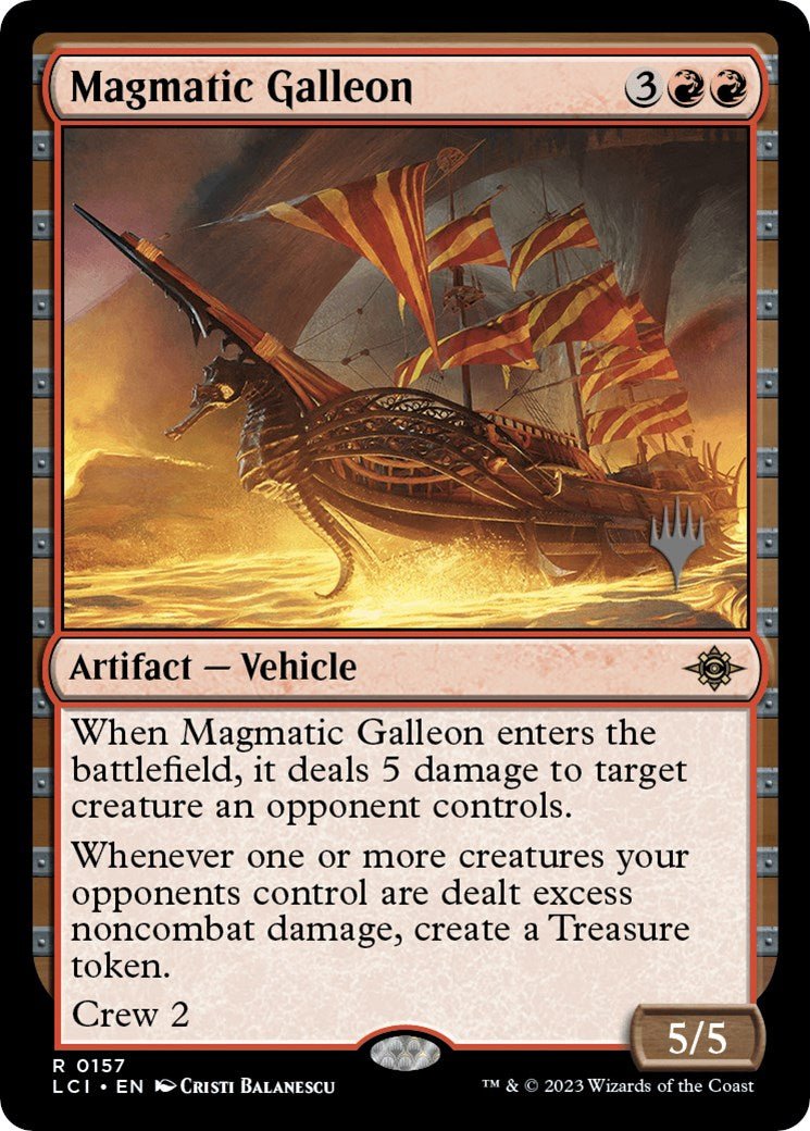 Magmatic Galleon (Promo Pack) [The Lost Caverns of Ixalan Promos] - Card Brawlers