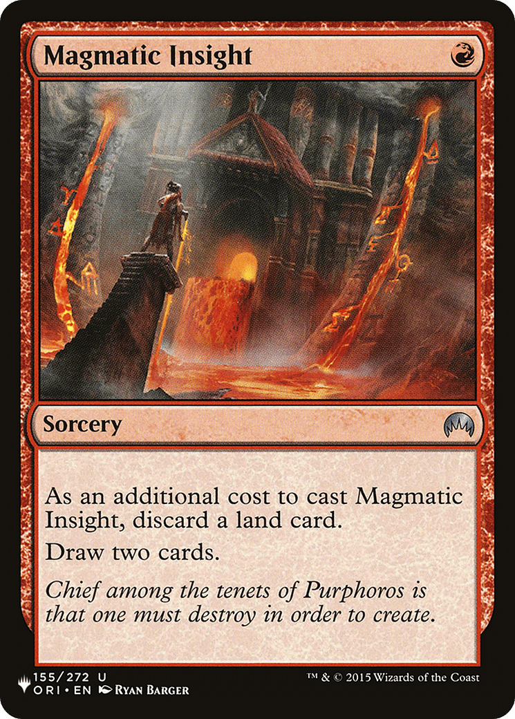 Magmatic Insight [The List] - Card Brawlers